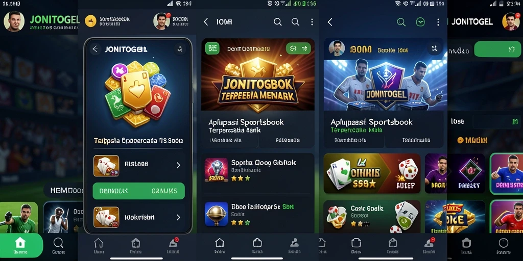 Screenshot utama JONITOGEL menampilkan pengalaman taruhan Sportsbook yang menarik.